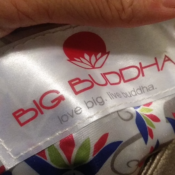 Big Buddha gorgeous bag pewter with gold accents - Picture 6 of 6